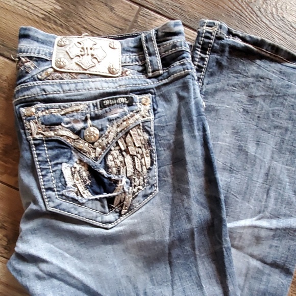 Like new Miss Me Jeans size 28 - Picture 3 of 4